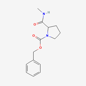 molecular formula C14H18N2O3 B3393059 Benzyl 2-(methylcarbamoyl)pyrrolidine-1-carboxylate CAS No. 1786140-24-6