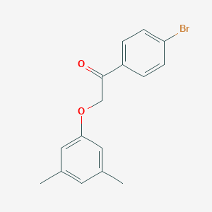 molecular formula C16H15BrO2 B339306 1-(4-Bromophenyl)-2-(3,5-dimethylphenoxy)ethanone 