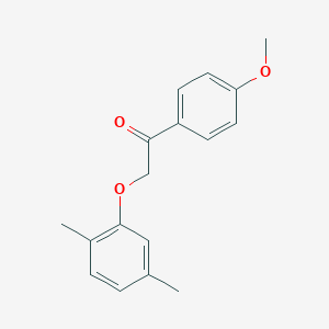 molecular formula C17H18O3 B339308 2-(2,5-Dimethylphenoxy)-1-(4-methoxyphenyl)ethanone 