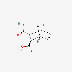 molecular formula C9H10O4 B3393087 Bicyclo[2.2.1]hept-5-ene-2,3-dicarboxylic acid, (1R,2S,4R)-rel- CAS No. 1822317-82-7