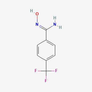 molecular formula C8H7F3N2O B3393099 N'-Hydroxy-4-(trifluoromethyl)benzenecarboximidamide CAS No. 184778-31-2