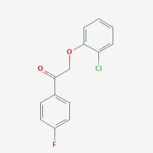 2-(2-Chlorophenoxy)-1-(4-fluorophenyl)ethanone