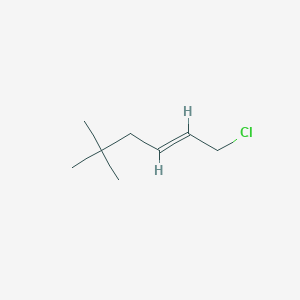 molecular formula C8H15Cl B3393111 1-Chloro-5,5-dimethyl-2-hexene CAS No. 1871-70-1