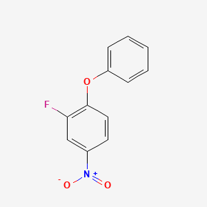 molecular formula C12H8FNO3 B3393125 2-Fluoro-4-nitro-1-phenoxybenzene CAS No. 189181-21-3