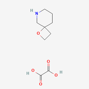 molecular formula C9H15NO5 B3393127 1-Oxa-6-azaspiro[3.5]nonane oxalate CAS No. 1923051-63-1