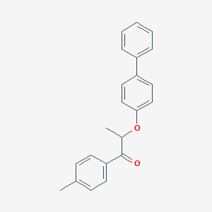 molecular formula C22H20O2 B339314 2-(Biphenyl-4-yloxy)-1-(4-methylphenyl)propan-1-one 