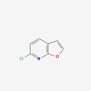 molecular formula C7H4ClNO B3393179 6-Chlorofuro[2,3-b]pyridine CAS No. 193624-87-2