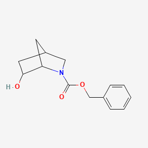 molecular formula C14H17NO3 B3393235 Benzyl 6-hydroxy-2-azabicyclo[2.2.1]heptane-2-carboxylate CAS No. 2089381-64-4