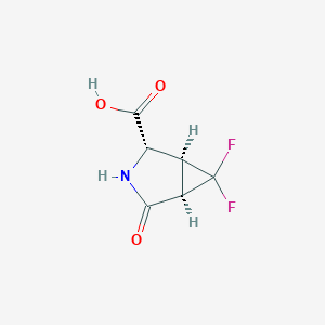 (1S,2S,5R)-6,6-Difluoro-4-oxo-3-azabicyclo[3.1.0]hexane-2-carboxylic acid