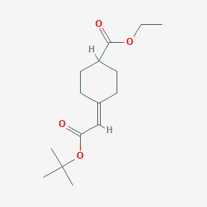 Ethyl 4-(2-tert-butoxy-2-oxoethylidene)cyclohexanecarboxylate