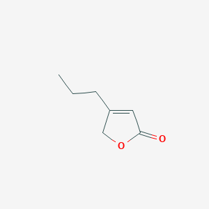 molecular formula C7H10O2 B3393278 4-propyl-5H-furan-2-one CAS No. 21963-27-9