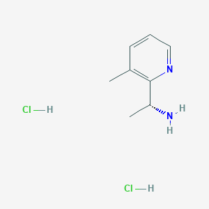 molecular formula C8H14Cl2N2 B3393312 (R)-1-(3-Methylpyridin-2-yl)ethanamine dihydrochloride CAS No. 2250241-76-8