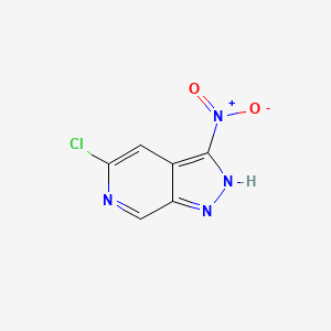 5-chloro-3-nitro-1H-pyrazolo[3,4-c]pyridine