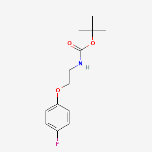 (2-(4-Fluorophenoxy)-ethyl)-carbamic acid tert-butyl ester