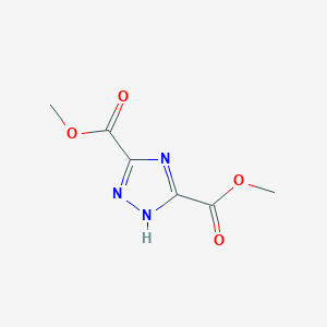 molecular formula C6H7N3O4 B3393451 Dimethyl 1H-1,2,4-triazole-3,5-dicarboxylate CAS No. 26663-15-0