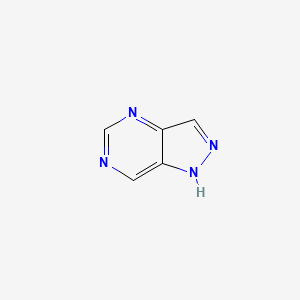 molecular formula C5H4N4 B3393459 1H-pyrazolo[4,3-d]pyrimidine CAS No. 272-57-1