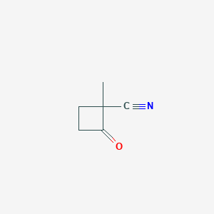 molecular formula C6H7NO B3393461 1-Methyl-2-oxocyclobutane-1-carbonitrile CAS No. 287958-89-8