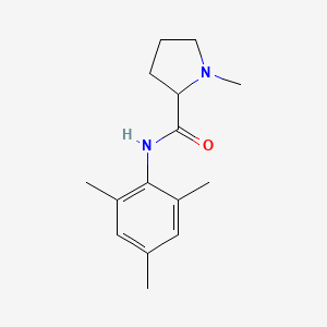 molecular formula C15H22N2O B3393481 N-Mesityl-1-methylpyrrolidine-2-carboxamide CAS No. 30103-40-3