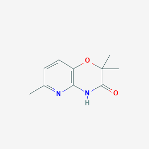 molecular formula C10H12N2O2 B3393562 2,2,6-Trimethyl-2H-pyrido[3,2-B][1,4]oxazin-3(4H)-one CAS No. 337463-82-8