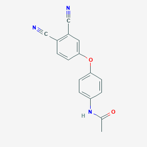molecular formula C16H11N3O2 B339359 N-[4-(3,4-dicyanophenoxy)phenyl]acetamide 