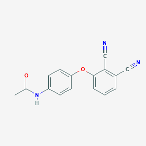 molecular formula C16H11N3O2 B339360 N-[4-(2,3-dicyanophenoxy)phenyl]acetamide 