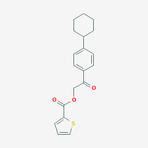 2-(4-Cyclohexylphenyl)-2-oxoethyl 2-thiophenecarboxylate