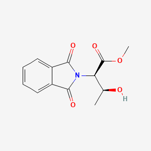 molecular formula C13H13NO5 B3393675 N-Phthaloyl-DL-threonin-Methylester CAS No. 39739-08-7