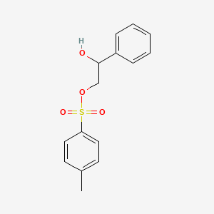 molecular formula C15H16O4S B3393693 (2-Oxidanyl-2-phenyl-ethyl) 4-methylbenzenesulfonate CAS No. 40348-74-1