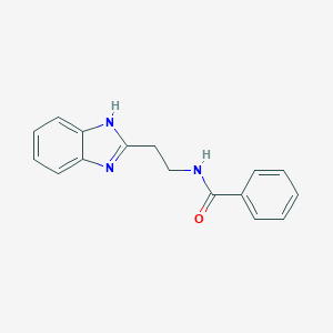 molecular formula C16H15N3O B033937 N-[2-(1H-Benzoimidazol-2-yl)-ethyl]-benzamide CAS No. 107313-47-3