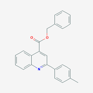 molecular formula C24H19NO2 B339370 Benzyl 2-(4-methylphenyl)-4-quinolinecarboxylate 