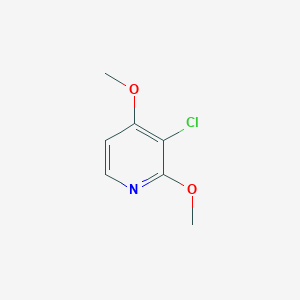 molecular formula C7H8ClNO2 B3393704 3-Chloro-2,4-dimethoxypyridine CAS No. 405141-77-7