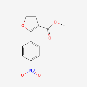 Methyl 2-(4-nitrophenyl)-3-furancarboxylate