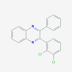 molecular formula C20H12Cl2N2 B339374 2-(2,3-Dichlorophenyl)-3-phenylquinoxaline 