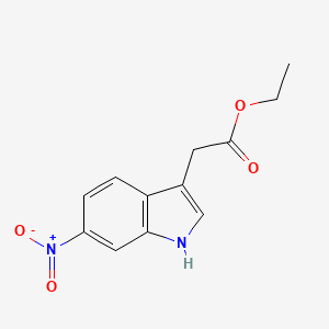 molecular formula C12H12N2O4 B3393768 Ethyl 6-Nitroindole-3-acetate CAS No. 501919-82-0