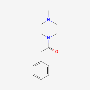 molecular formula C13H18N2O B3393888 1-(4-Methylpiperazin-1-yl)-2-phenylethanone CAS No. 56230-65-0