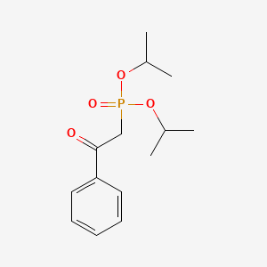 Phosphonic acid, (2-oxo-2-phenylethyl)-, bis(1-methylethyl) ester