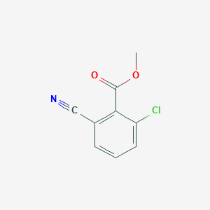 molecular formula C9H6ClNO2 B3393907 Methyl 2-chloro-6-cyanobenzoate CAS No. 58331-95-6