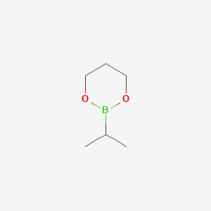 molecular formula C6H13BO2 B3393966 2-Isopropyl-1,3,2-dioxaborinane CAS No. 62930-27-2