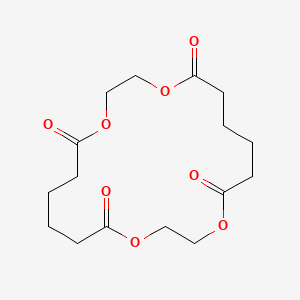 molecular formula C16H24O8 B3393970 1,4,11,14-Tetraoxacycloeicosane-5,10,15,20-tetrone CAS No. 64066-17-7