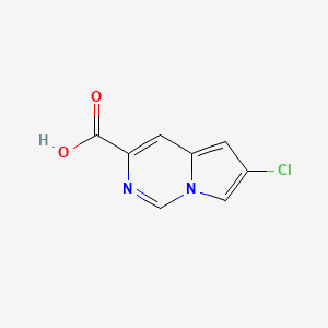 6-Chloropyrrolo[1,2-c]pyrimidine-3-carboxylic acid