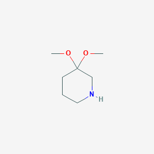 molecular formula C7H15NO2 B3394049 3,3-Dimethoxypiperidine CAS No. 765962-69-4