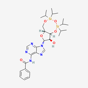 molecular formula C29H43N5O6Si2 B3394076 N6-Benzoyl-3',5'-o-(1,1,3,3-tetraisopropyl-1,3-disiloxanediyl)adenosine CAS No. 79154-57-7