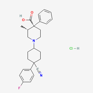 molecular formula C26H30ClFN2O2 B3394086 Einecs 279-173-1 CAS No. 79516-67-9