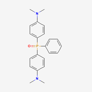 molecular formula C22H25N2OP B3394088 4,4'-(Phenylphosphoryl)bis(N,N-dimethylaniline) CAS No. 803-20-3