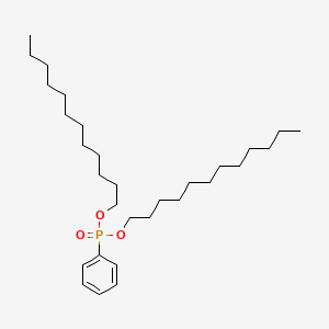 molecular formula C30H55O3P B3394096 Didodecyl phenylphosphonate CAS No. 82594-76-1