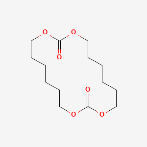 molecular formula C14H24O6 B3394104 1,3,10,12-Tetraoxacyclooctadecane-2,11-dione CAS No. 82613-63-6