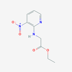 molecular formula C9H11N3O4 B3394172 ethyl N-(3-nitropyridin-2-yl)glycinate CAS No. 90559-63-0