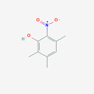 molecular formula C9H11NO3 B3394209 2-Nitro-3,5,6-trimethylphenol CAS No. 94045-97-3