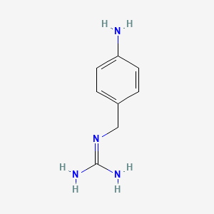 molecular formula C8H12N4 B3394238 1-(4-Aminobenzyl)guanidine CAS No. 96783-61-8