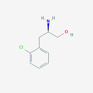 molecular formula C9H12ClNO B3394264 (R)-2-Amino-3-(2-chlorophenyl)propan-1-ol CAS No. 103616-90-6